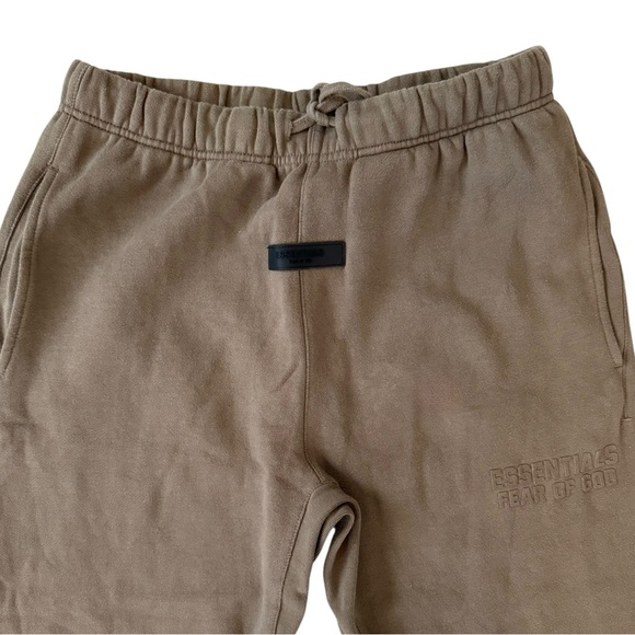 Fear of God Essentials Sweatpants Brown Size Small - Picture 2 of 8